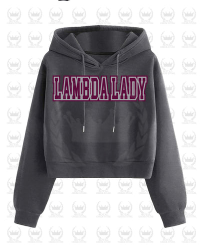 LAMBDA LADY Cropped Hoodie 20% OFF