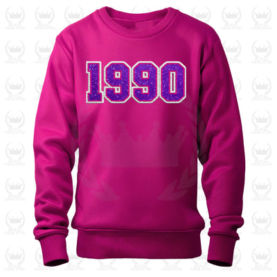 1990 Founding Crewneck Sweatshirt w/ Glitter