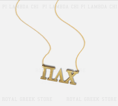 Pi Lambda Chi Gold Necklace (National Board Fundraiser)