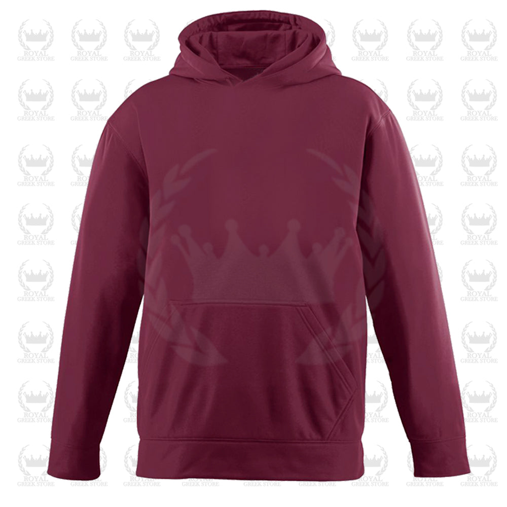 Maroon plain online hoodie