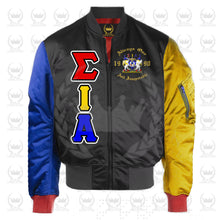 Load image into Gallery viewer, Sigma Iota Alpha Bomber Jacket (Pre-Order)