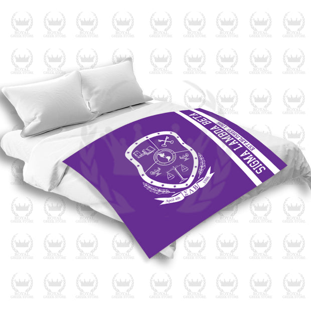 Sigma Lambda Beta Velveteen Blanket